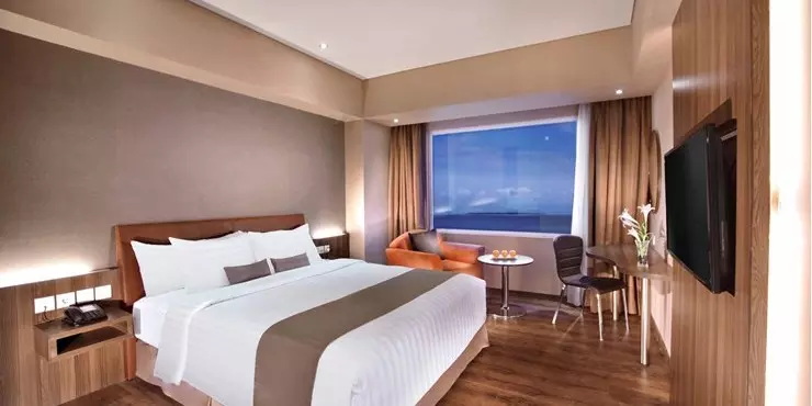 Unique room with minimalist design is perfect choice for business, leisure, and family overlooking to ocean to stay in kupang