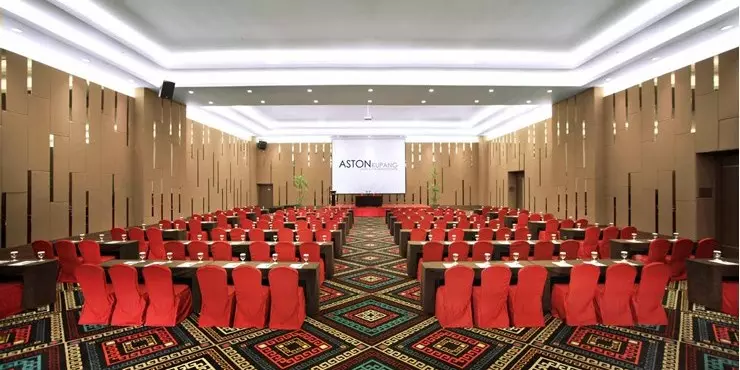 High ceiling ballroom to host business meeting, workshop, training or wedding, birthday party or any reception in in modern stylish classy hotel in kupang