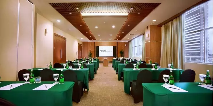Distinguished venue for a high-level business function.