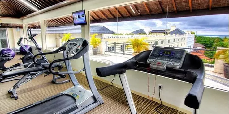 stay healthy during holiday at fitness center facility in kuta bali