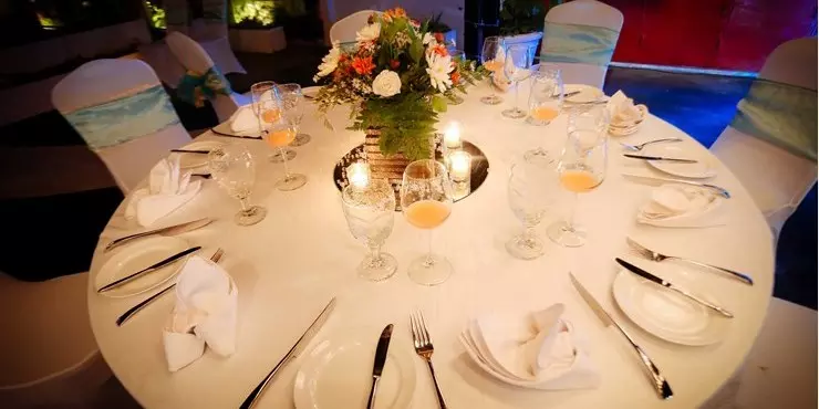 elegance wedding reception at Rooftop in Kuta bali