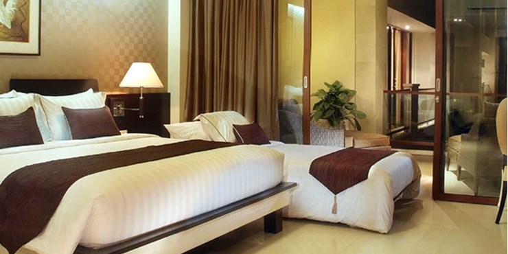 spacious room for holiday with family in kuta bali
